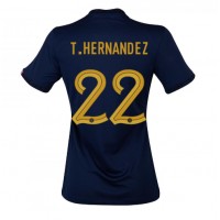 Billiga Frankrike Theo Hernandez #22 Hemma fotbollskläder Dam VM 2022 Kortärmad